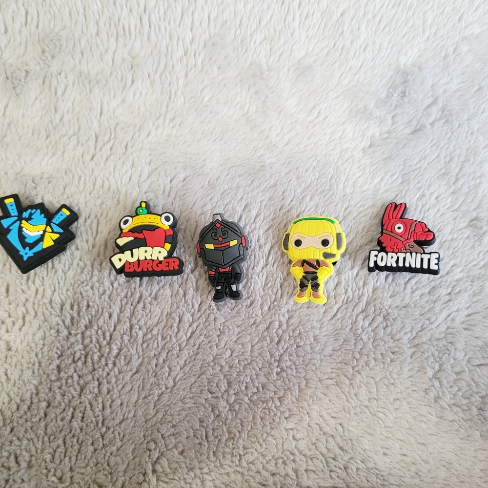Brand New Fortnite Shoe Charms Set